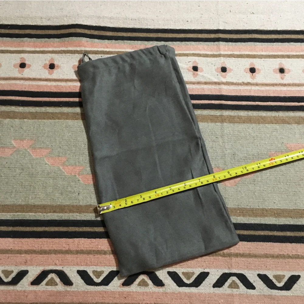 Tom Ford Soft Dark grey Dustbag bundle small 14” x 8” soft material travel